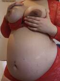 Rebecca enceinte