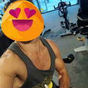 Strong athletic man