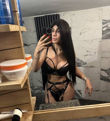 Katy  trans blonde cheval 23cm