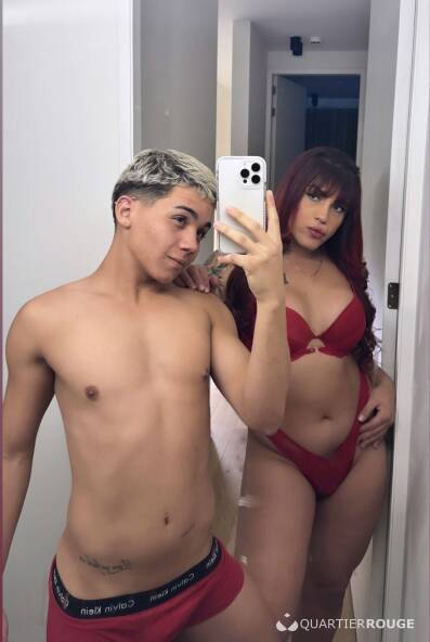 Jamilly and Nick couple trans