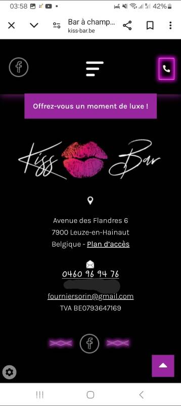 Kiss bar champagne (Photo)